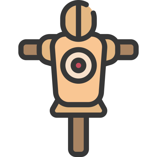 Target practice Juicy Fish Outline icon
