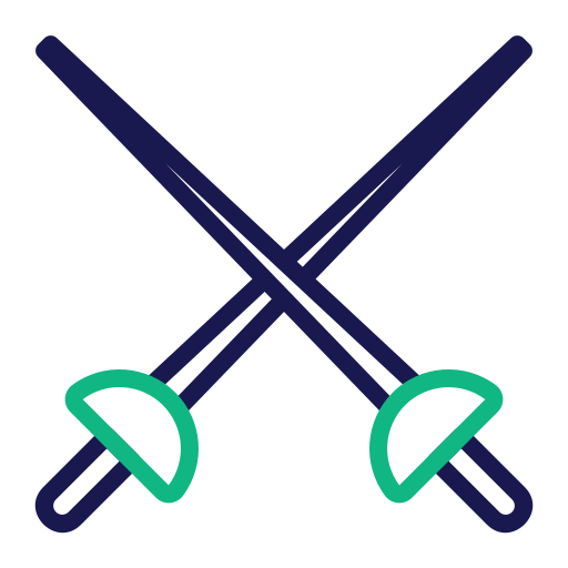 Fencing Generic Outline Color icon
