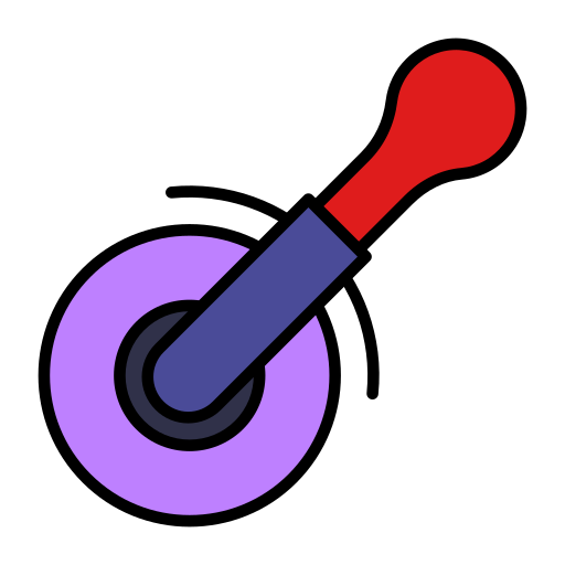 Pizza cutter Generic Outline Color icon