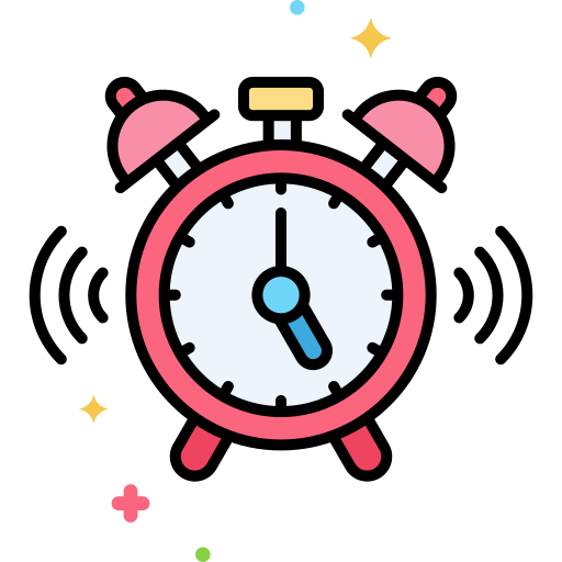 alarm Flaticons Lineal Color icoon