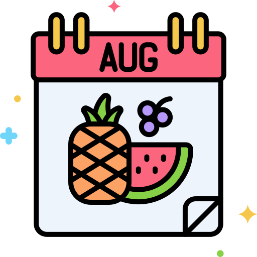 agosto Flaticons Lineal Color icona