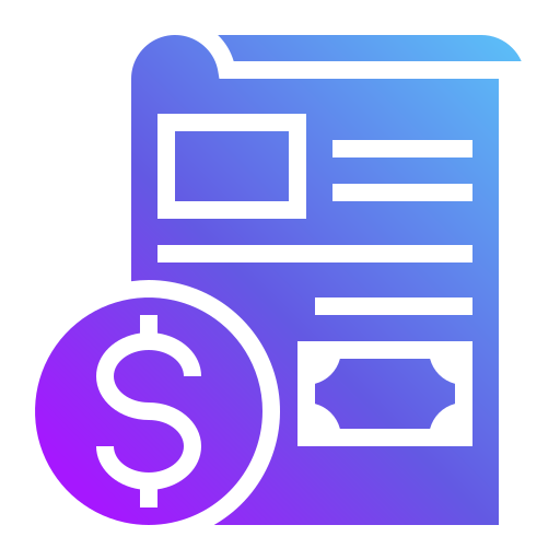 document Generic Flat Gradient icoon