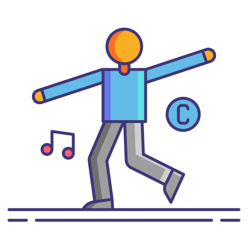 Choreography Flaticons Lineal Color icon