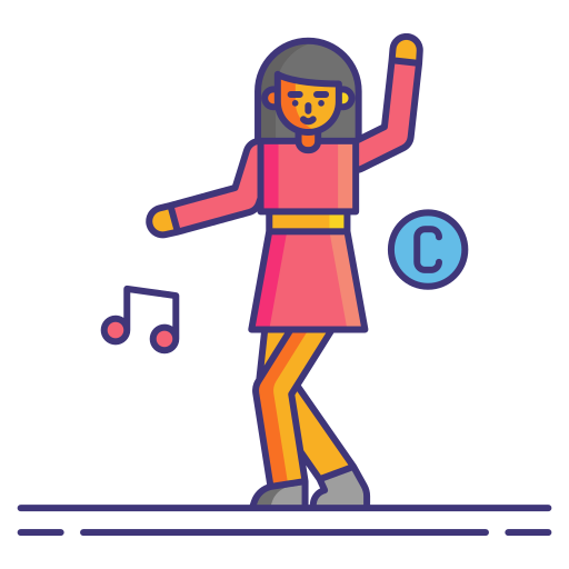 Dancing Flaticons Lineal Color icon