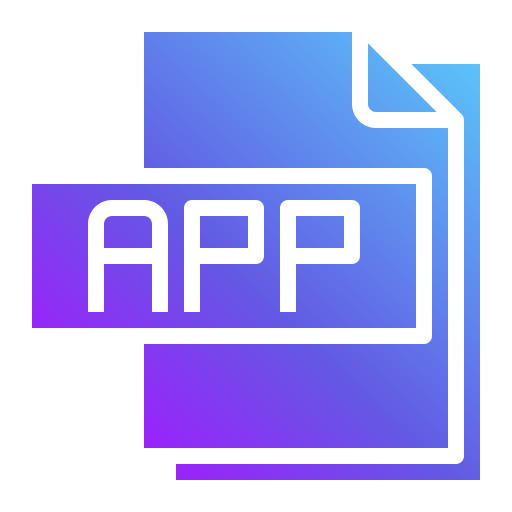 App file Generic Flat Gradient icon