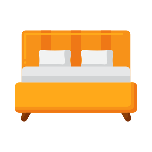 łóżko Flaticons Flat ikona
