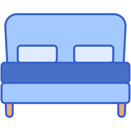 cama Flaticons Lineal Color icono