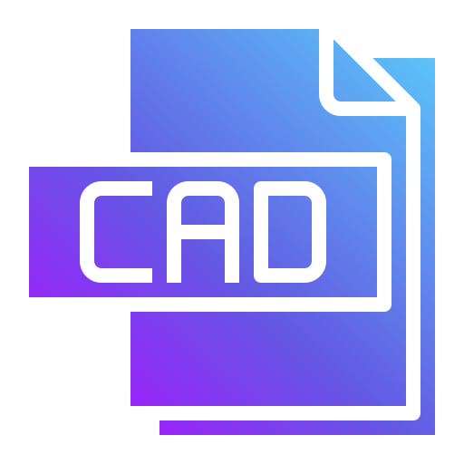 cad-datei Generic Flat Gradient icon