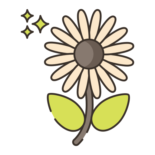 marguerite Flaticons Lineal Color Icône
