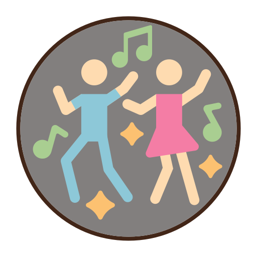 Dancer Flaticons Lineal Color icon