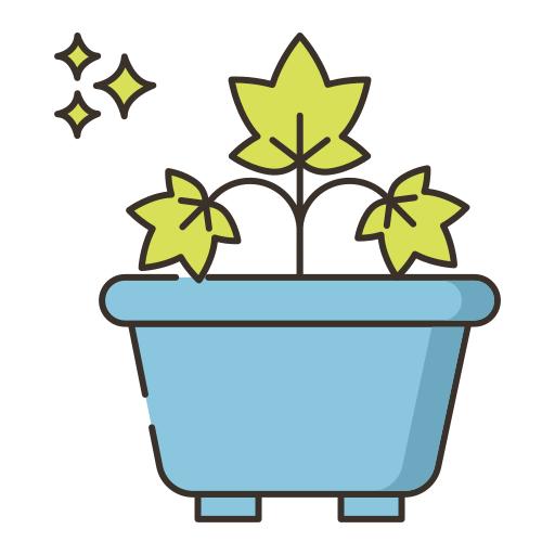 English ivy Flaticons Lineal Color icon