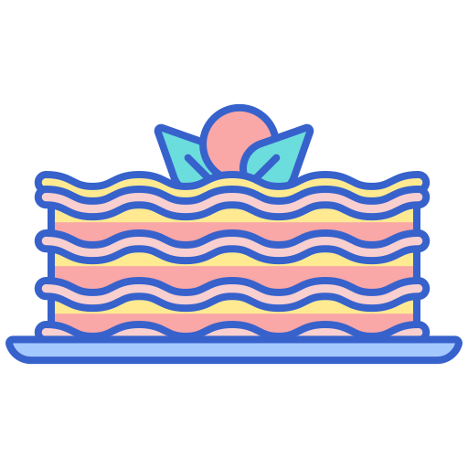 pastel Flaticons Lineal Color icono