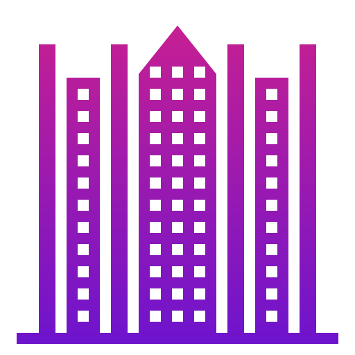 Skyscraper Generic Flat Gradient icon
