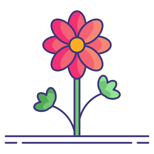 flor Flaticons Lineal Color icono