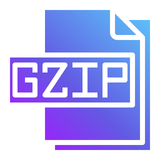gzip файл Generic Flat Gradient иконка