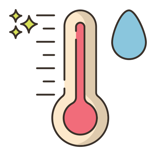湿度 Flaticons Lineal Color icon