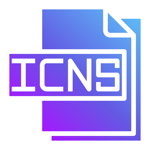 Icns file Generic Flat Gradient icon