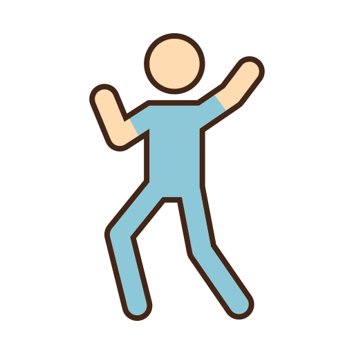 dansen Flaticons Lineal Color icoon