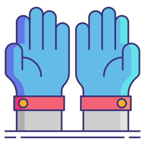 guantes Flaticons Lineal Color icono