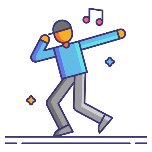hiphop Flaticons Lineal Color icon