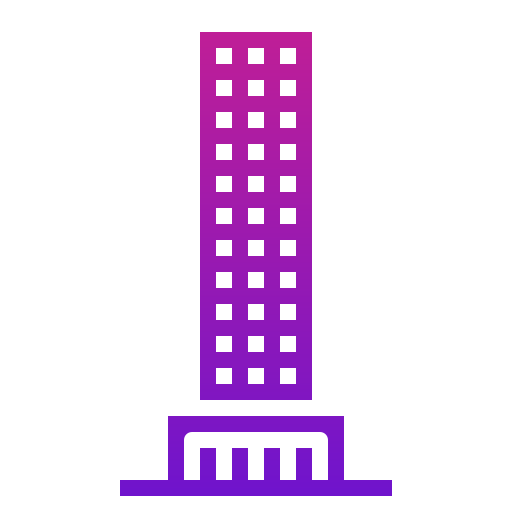 超高層ビル Generic Flat Gradient icon
