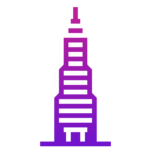 grattacielo Generic Flat Gradient icona