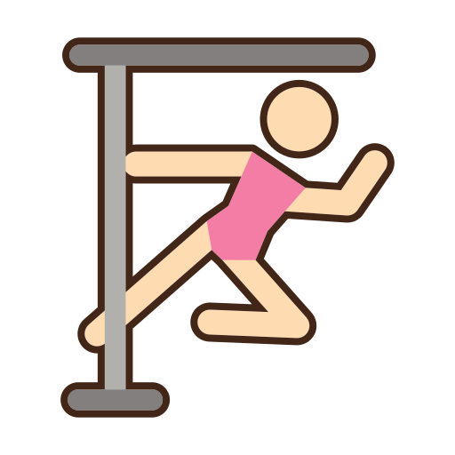 poledance Flaticons Lineal Color icon