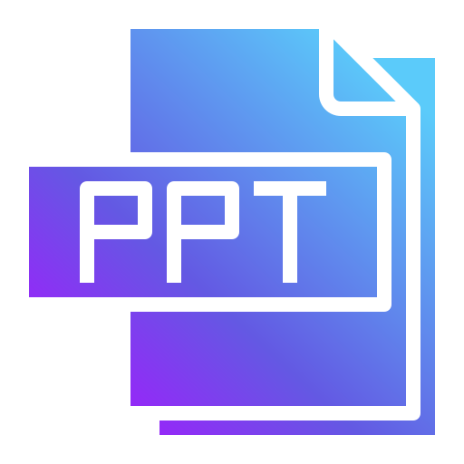 pptファイル Generic Flat Gradient icon