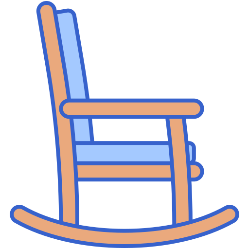 bujane krzesło Flaticons Lineal Color ikona