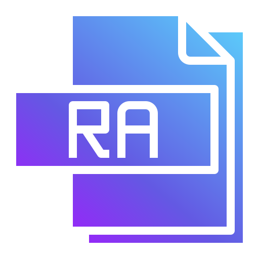 raファイル Generic Flat Gradient icon