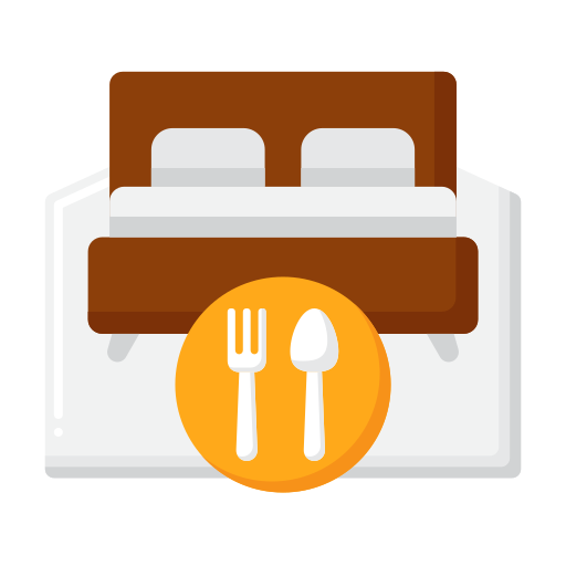Bed and breakfast Flaticons Flat icon