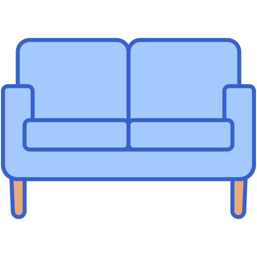 sofa Flaticons Lineal Color Icône
