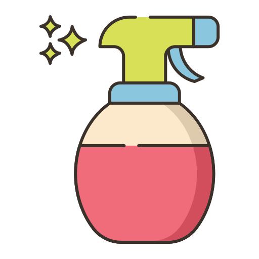 Spray bottle Flaticons Lineal Color icon
