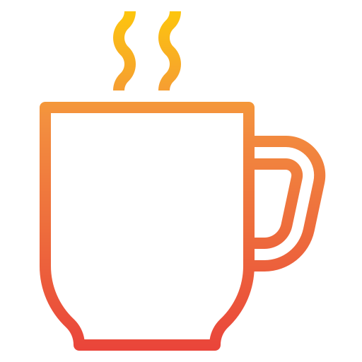 filiżanka kawy itim2101 Gradient ikona