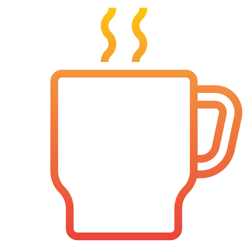 Кофейная чашка itim2101 Gradient иконка