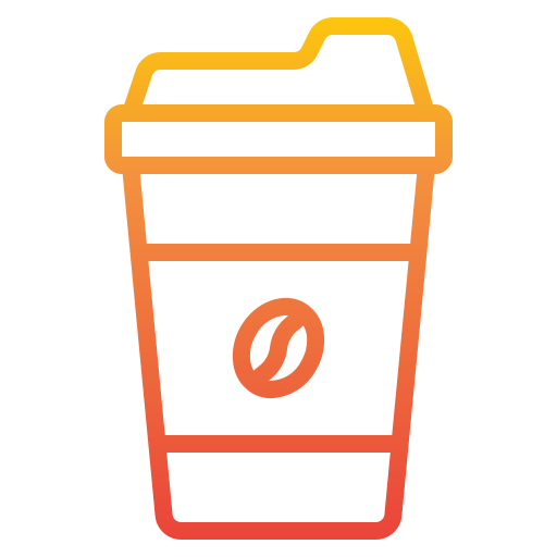 Coffee cup itim2101 Gradient icon