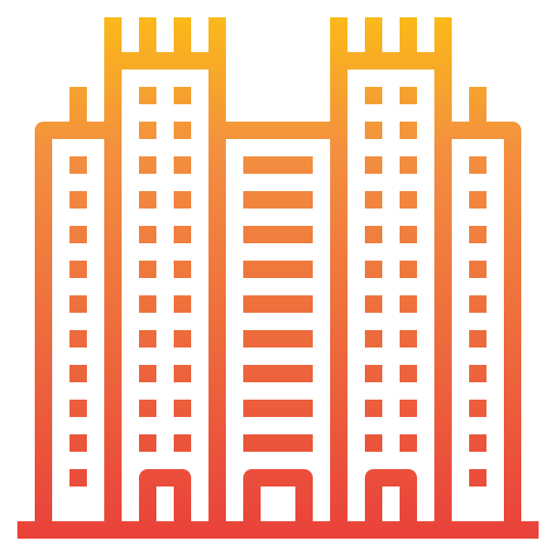 超高層ビル itim2101 Gradient icon