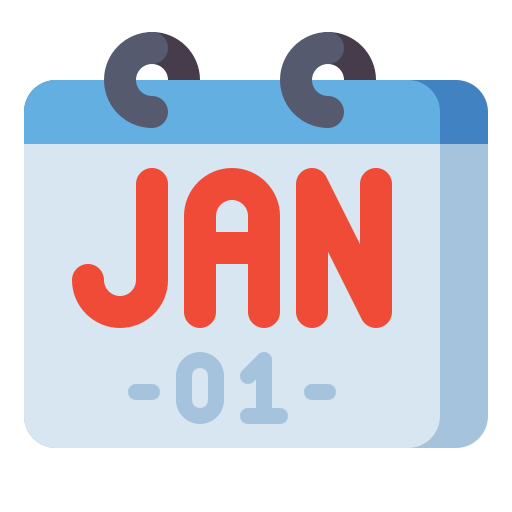 January Flaticons Flat icon