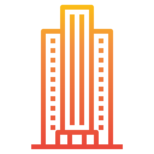 超高層ビル itim2101 Gradient icon