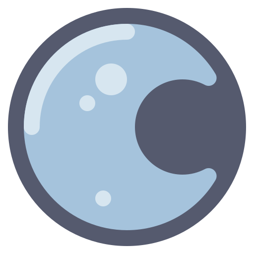 księżyc Flaticons Flat ikona