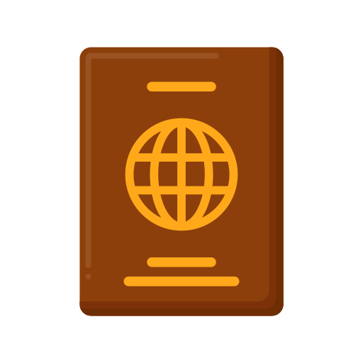 paszport Flaticons Flat ikona
