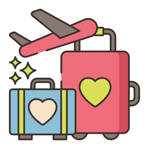Honeymoon Flaticons Lineal Color icon