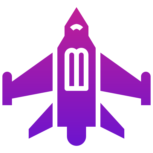 vliegtuigen Generic Flat Gradient icoon