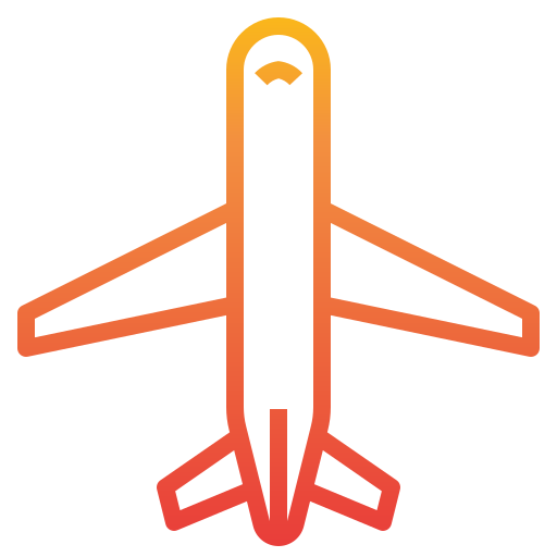 Самолет itim2101 Gradient иконка