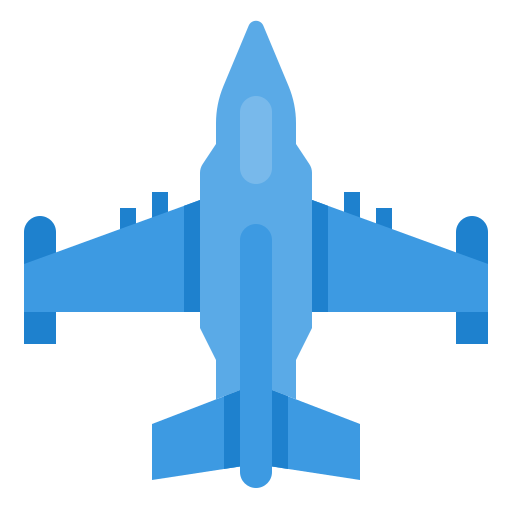 vliegtuigen itim2101 Flat icoon