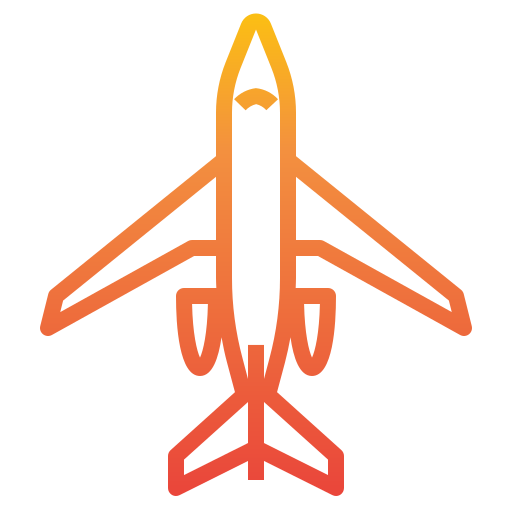 비행기 itim2101 Gradient icon