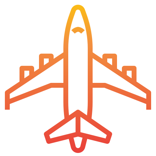 samolot itim2101 Gradient ikona