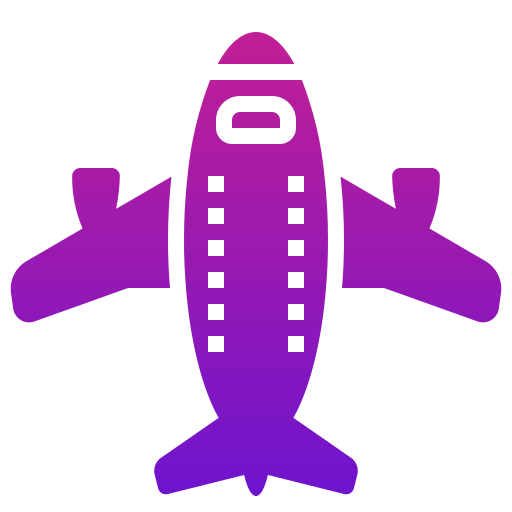 avion Generic Flat Gradient Icône
