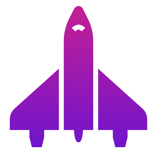 Plane Generic Flat Gradient icon