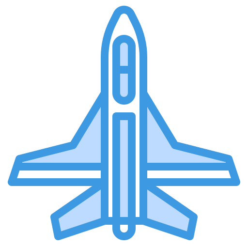 flugzeug itim2101 Blue icon